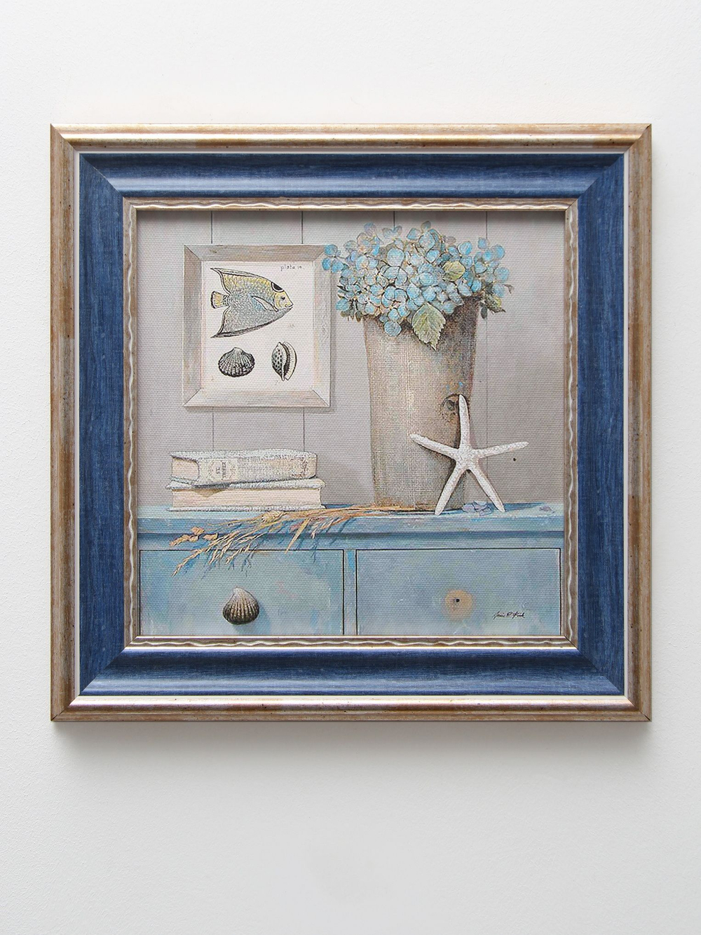 Картина на стену для интерьера на холсте в раме 28*28 см