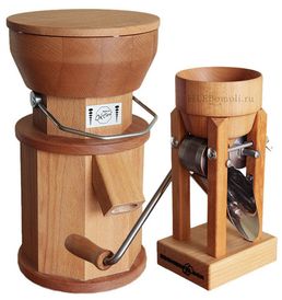 Набор Мельница Hawos Oktini и зернодавилка Eschenfelder