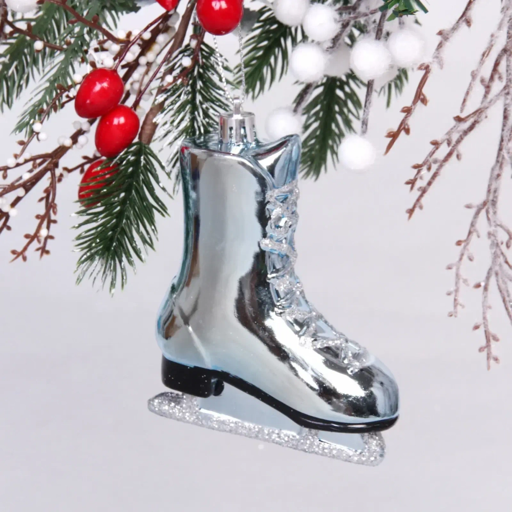 Ёлочная игрушка «Сказочный конёк» 8,5*3,5*11 см, голубой