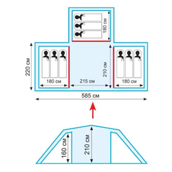 Палатка Tramp Brest 9 V2 [TRT-84]