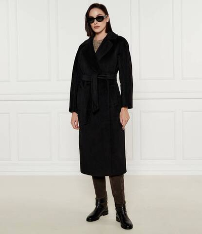 Хлопковое пальто Weekend MaxMara - черный(250161026)
