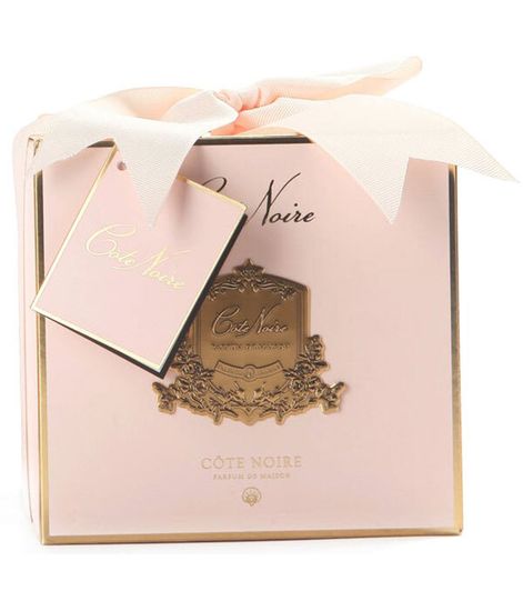 Розовое шампанское, розовая свеча Арт-деко с кисточкой, Cote Noire