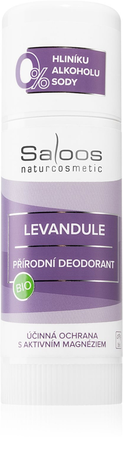 Saloos Bio Deodorant Lavender - стик-дезодорант /   50  ml  / GTIN 8594031324850