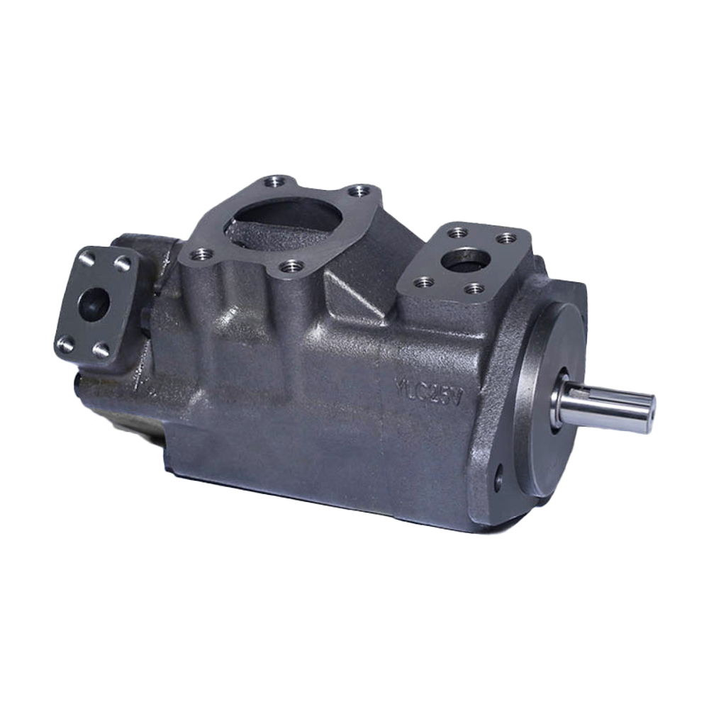 2520V14A08-01** - Пластинчатый нерегулируемый двухпоточный насос серии 2520V с рабочим объемом 43+26,2см3