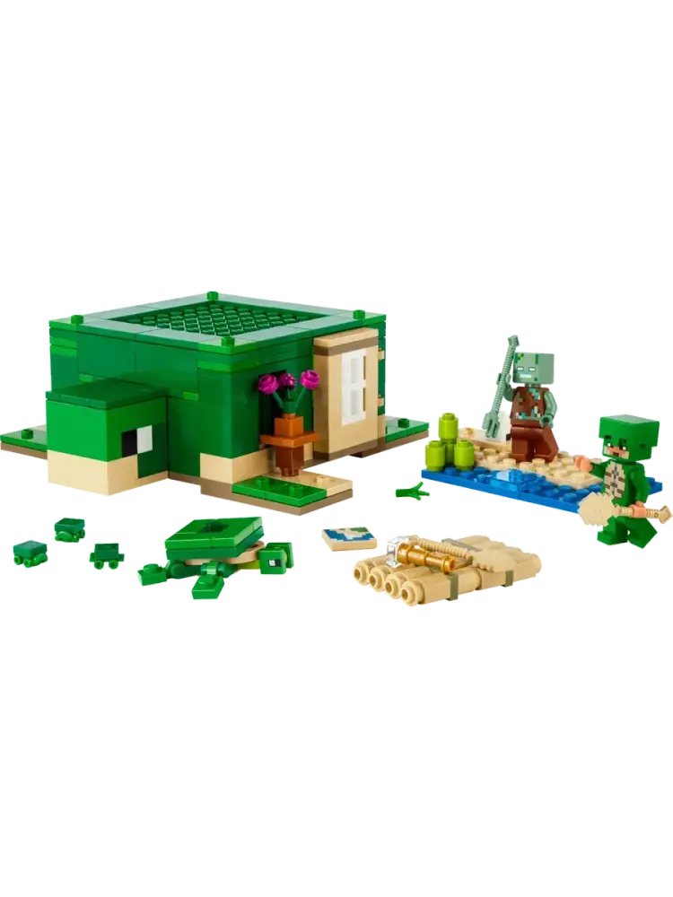 Конструктор Minecraft 21254 Черепаховый пляжный домик