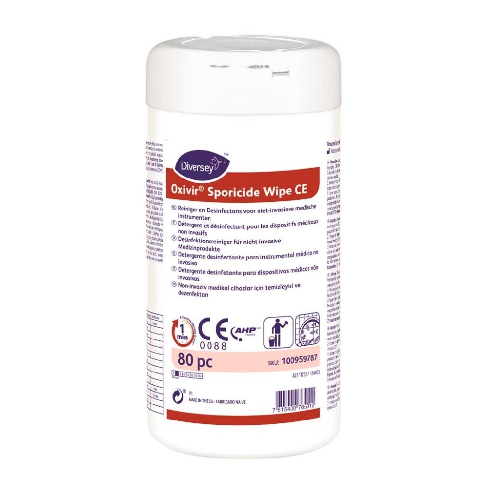 Салфетки дезинфицирующие Oxivir® Sporicide Wipe банка 80шт (12банок/уп)