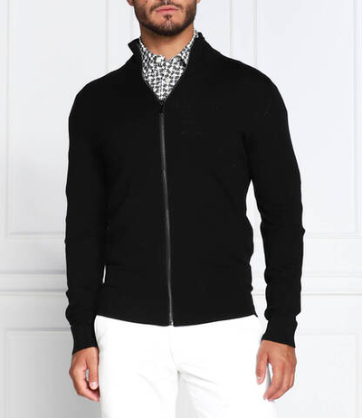 Хлопковый свитер Calvin Klein - черный(K10K110422)