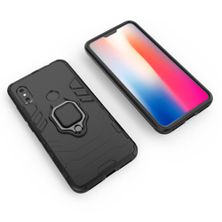 Противоударный чехол с кольцом Panther Case для Xiaomi Redmi Note 6 Pro