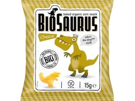 Кукурузные снеки с сыром Biosaurus, 15 г