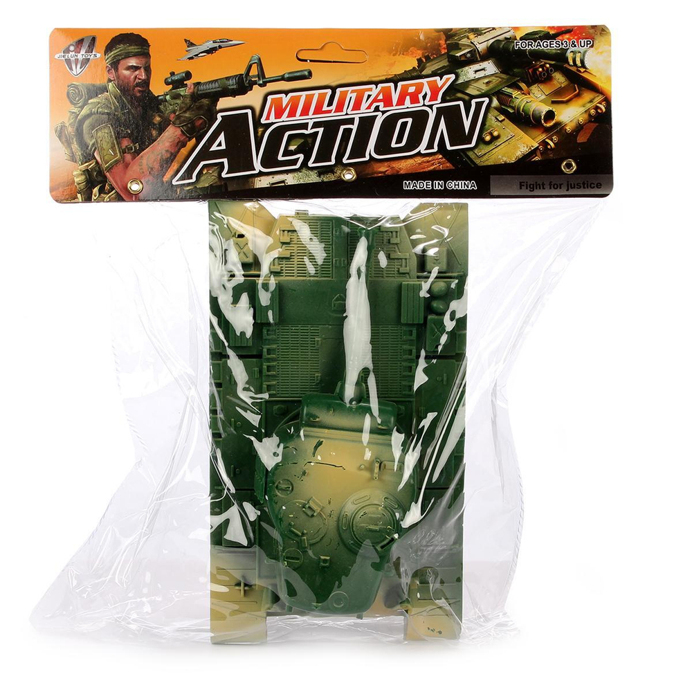 Танк "Бронебойный" (пластик, в пакете ) (19х11х8 см) ( Арт. 1610758)