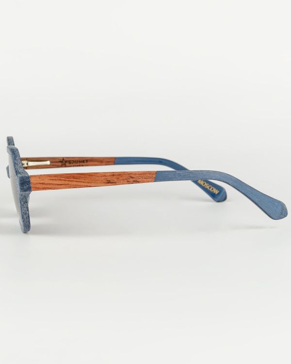 Очки солнцезащитные Spunky MIXOLOGY 6 Blue wood. dark grey - фото 4