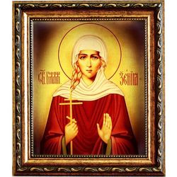 Ксения Петербуржская  Святая блаженная. Икона на холсте.