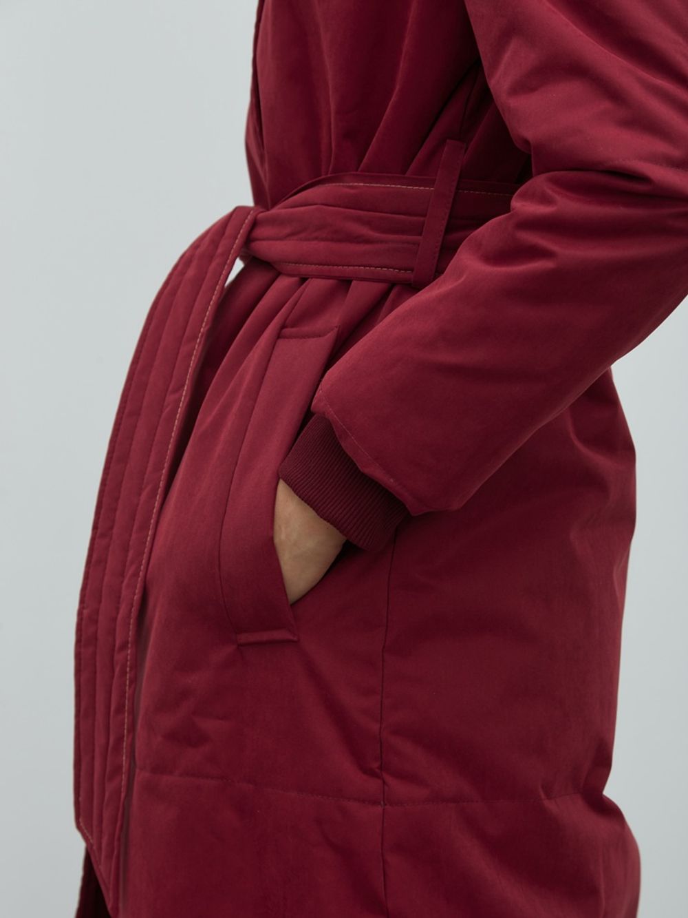 Пальто парка Бордо