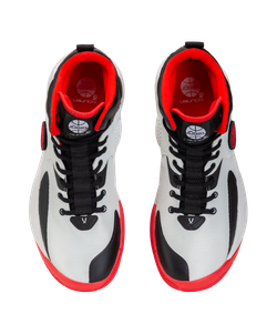 Кроссовки баскетбольные Launch MID, White/black/red