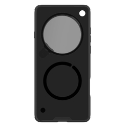Чехол черный с MagSafe для смартфона OPPO Find X9 Ultra, серия CamShield Prop Magnetic (версия с прозрачной крышкой объектива) от Nillkin