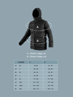 Куртка теплая Nordic / черный