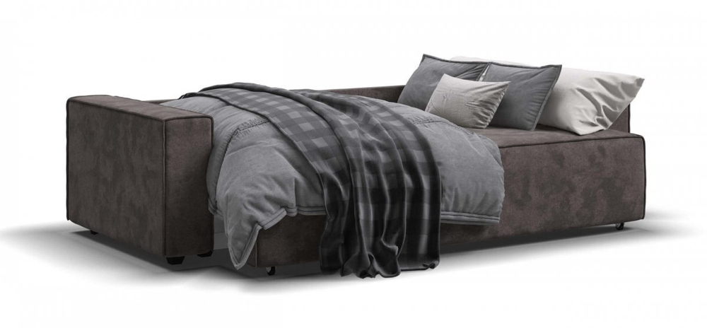 Диван Норд Велюр Алькантара серый