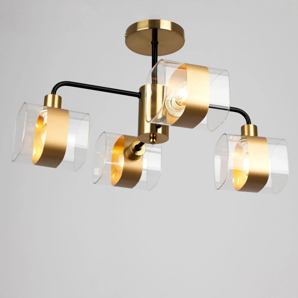 Citilux Бертон CL140141 Люстра потолочная Бронза