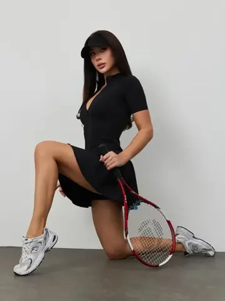 Комбинезон спортивный с юбкой