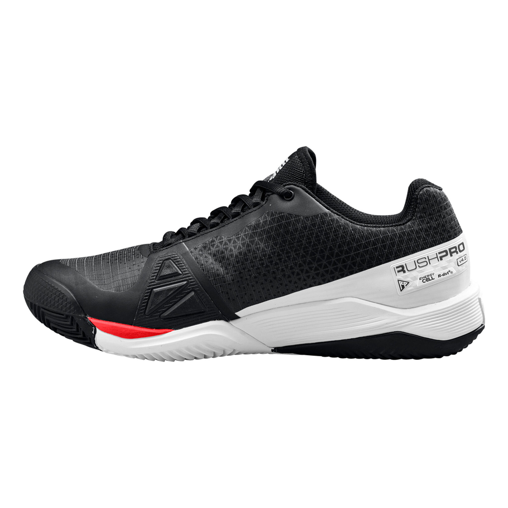 Мужские теннисные кроссовки Wilson Rush Pro 4.0 Clay Court Shoe Men - Black, Red