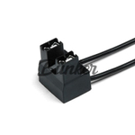 Патрон под лампу H7 (с проводами) угловой