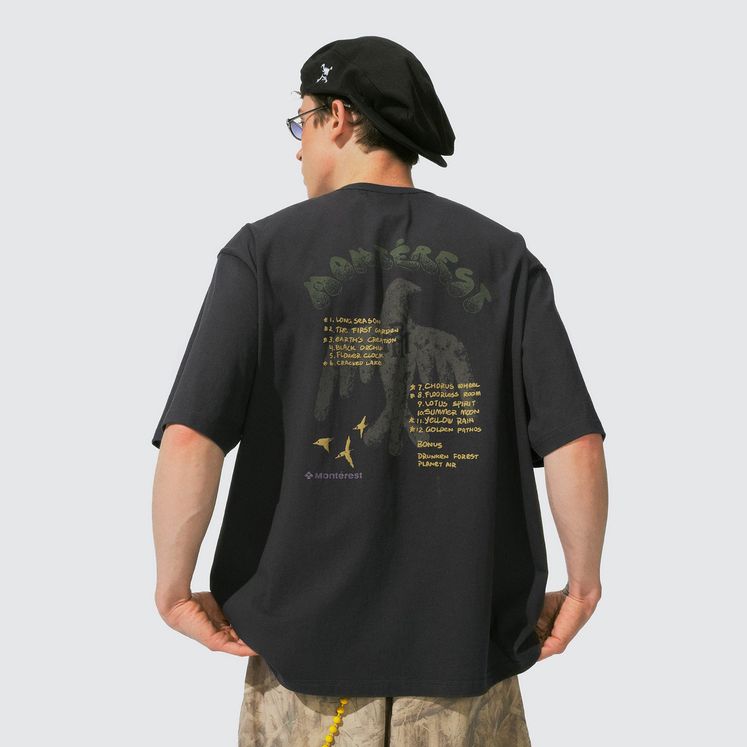 Футболка NOTHOMME Playlist MONTE, темно-серый