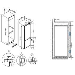 Встраиваемый холодильник Hansa BK347.4NFC