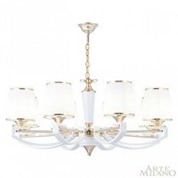 Подвесная люстра Arte Milano Florentia-2457 302457/8 Wh/Gd