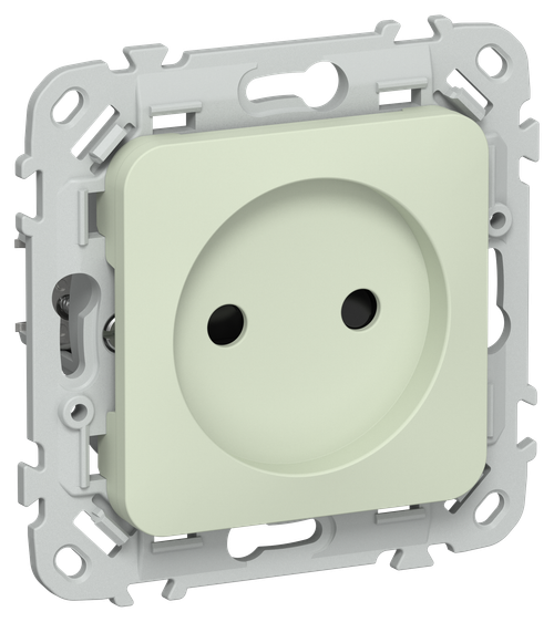 FLITE Розетка без заземления с защитными шторками безвинтовое крепление 10А РСш01-1-ФлП панг IEK