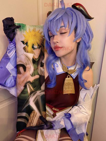 Мини дакимакура Минато Намиказэ из Наруто арт. M0351, 60х20 см