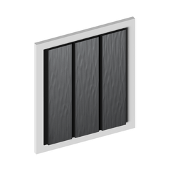 Стеновая панель HiWood декорированная, 270x12 см