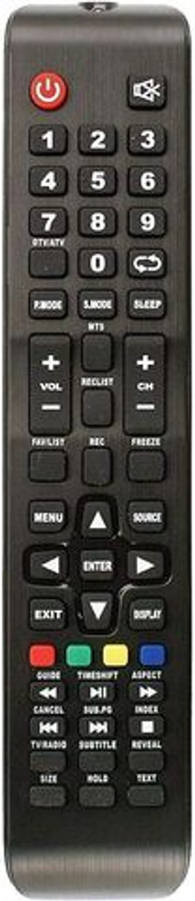 Пульт Huayu 16A3000 для телевизора DEXP, Centek, Hyundai, i-star, DENN, Galatec, Shivaki, STARWIND, HOLLEBERG, ECON, AMCV, Telefunken, SUNWIND, Aceline, Digma