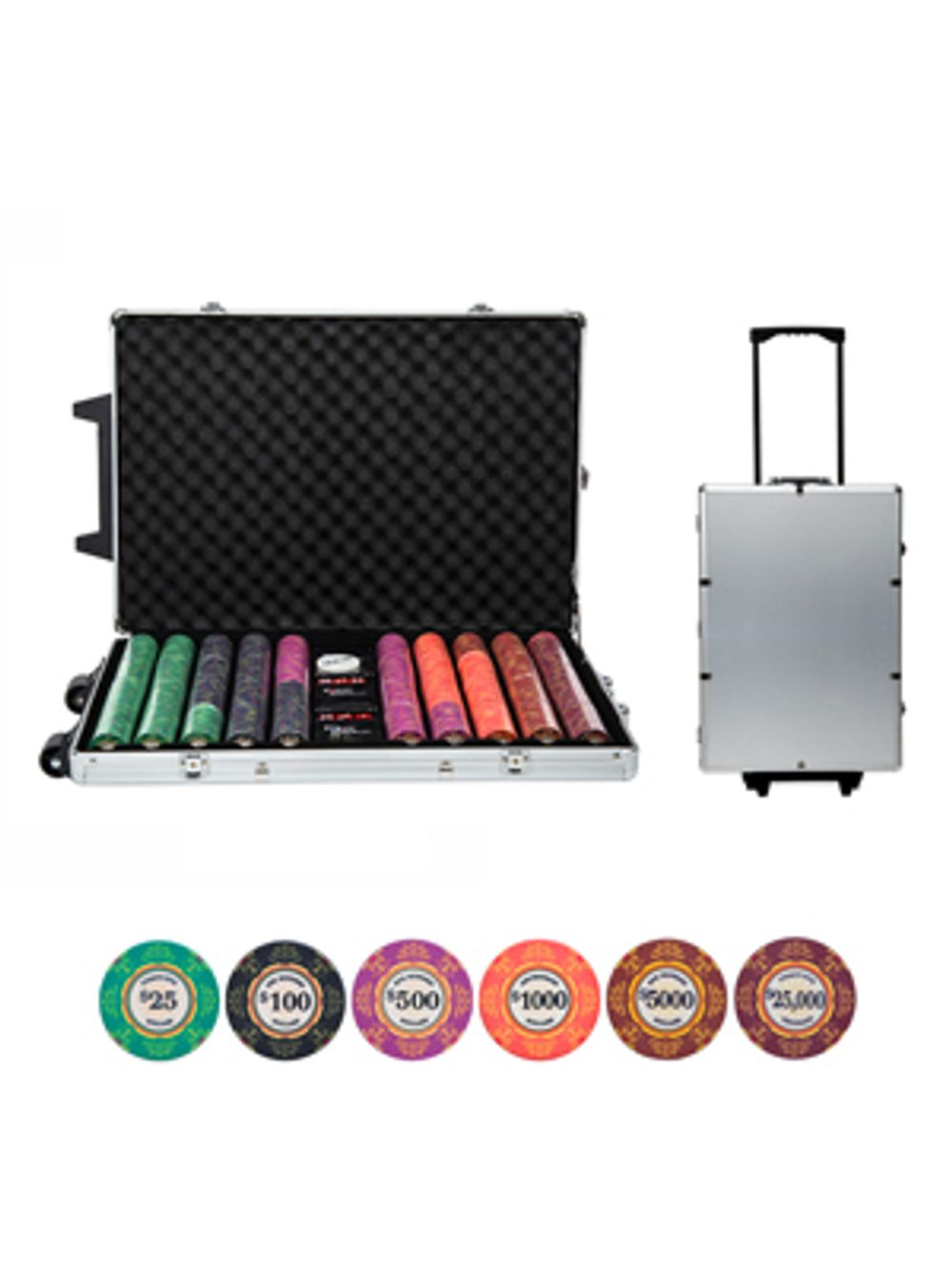 Набор для покера Luxury Ceramic на 1000 фишек