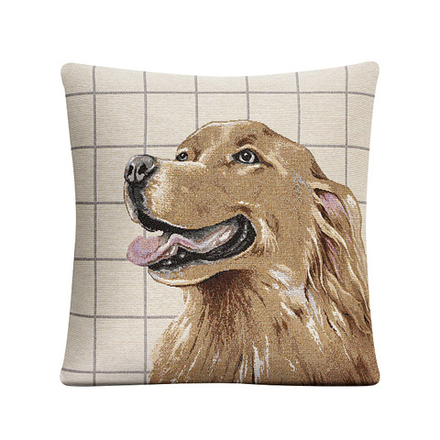 Наволочка "Породы собак. Золотой ретривер"