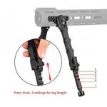 Сошки Split-type Bipod SBT-9V с раздельными креплениями на M-Lok (15...23 см)