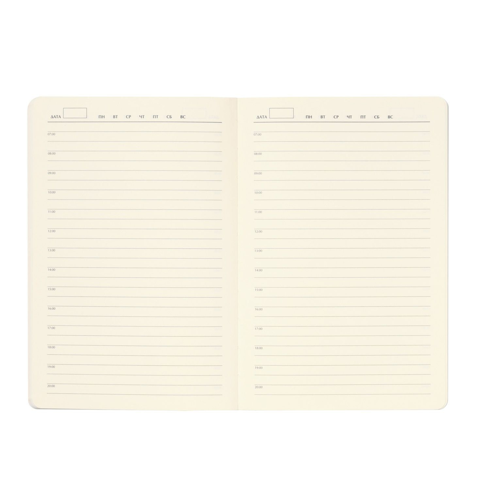 Ежедневник Latte NEW недатированный, зеленый/лимонный