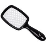 Расческа массажная «Magic Style», прямоугольная, цвет черный, 20*8,3см