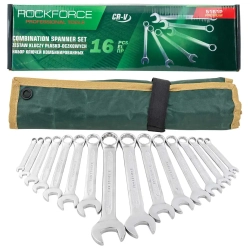 Набор ключей комбинированных 16пр. 6-19,22,24мм RockFORCE RF-5161P Premium