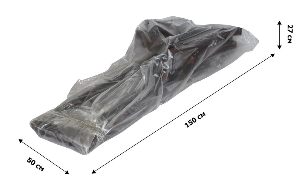 Скамья пластиковая  арт.СКП-МТ009 (коричневая)