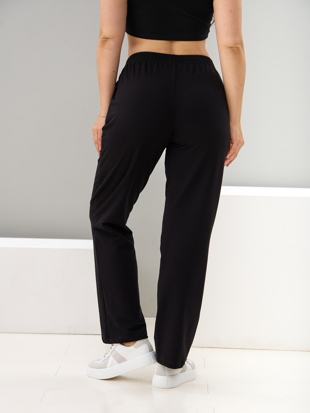 Костюм с брюками КБф-055О/черный-п