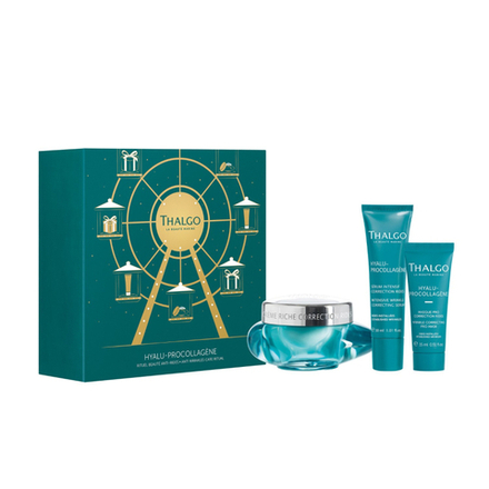 Thalgo Подарочный набор Hyalu-Procollagène Hyalu-Procollagène Gift Set Wrinkle Correcting Rich Cream 50ml; Intensive Wrinkle-Correcting Serum 30ml; Wrinkle Correcting Pro Mask 15ml НОВИНКА
