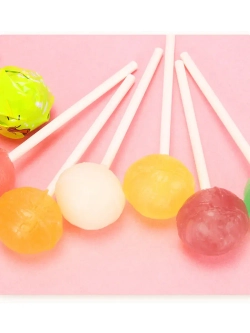 Леденцы на палочке Клубника, Апельсин, Личи 120 г