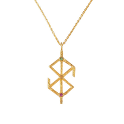 Подвеска "Жрица" на цепи, позолота