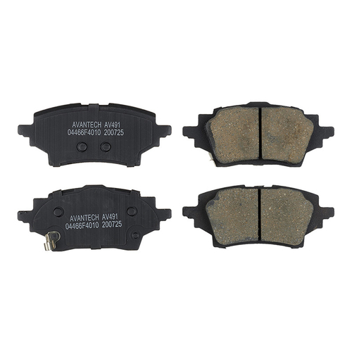Колодки тормозные дисковые Avantech задние (противоскрипная пластина в компл.) AV491