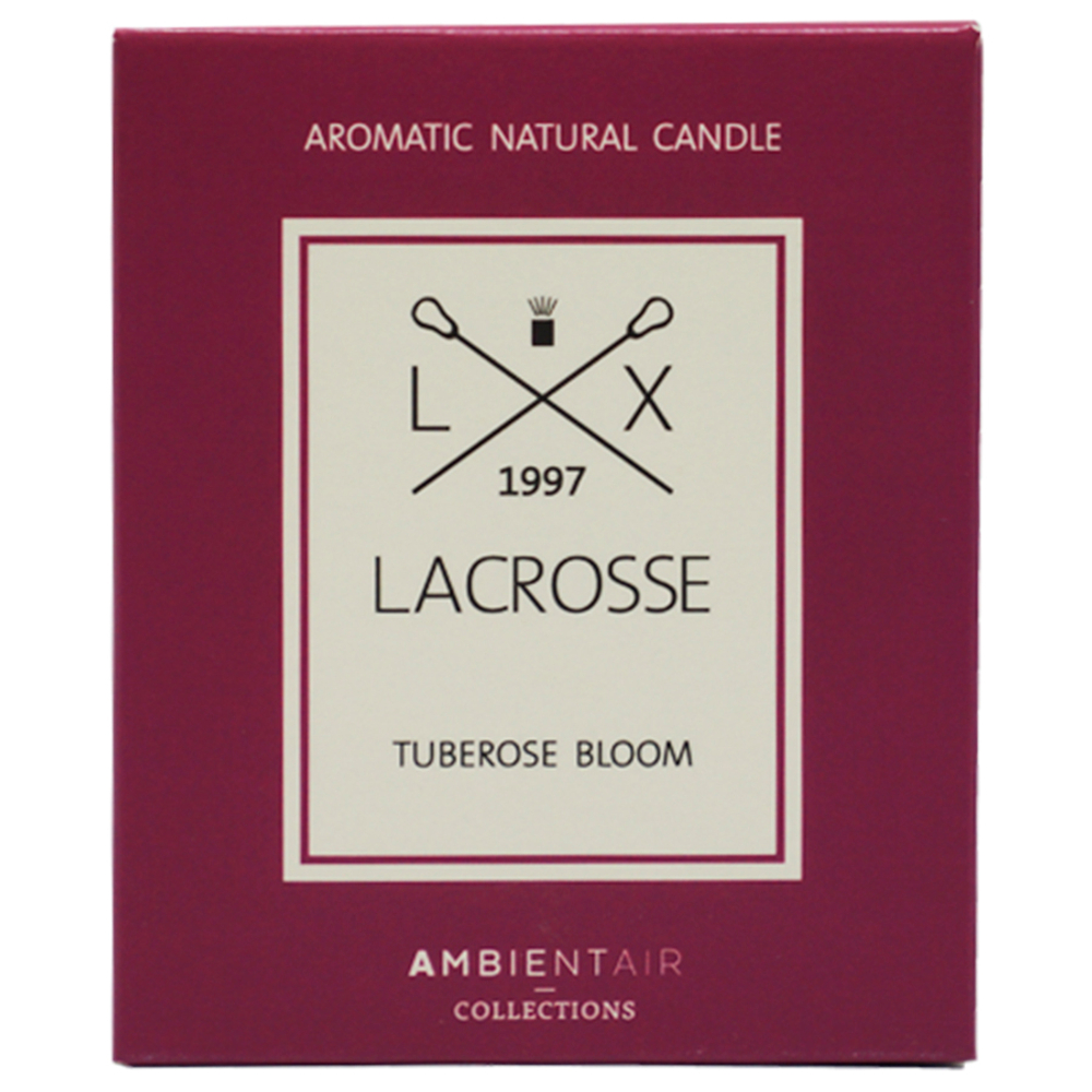 Свеча ароматическая lacrosse, tuberose bloom, 40 ч
