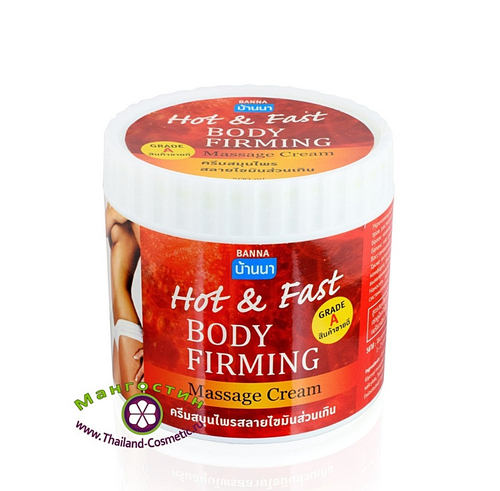 Крем для тела укрепляющий и жиросжигающий - Горячо и Быстро Hot & Fast Body Firming Massage Cream Banna