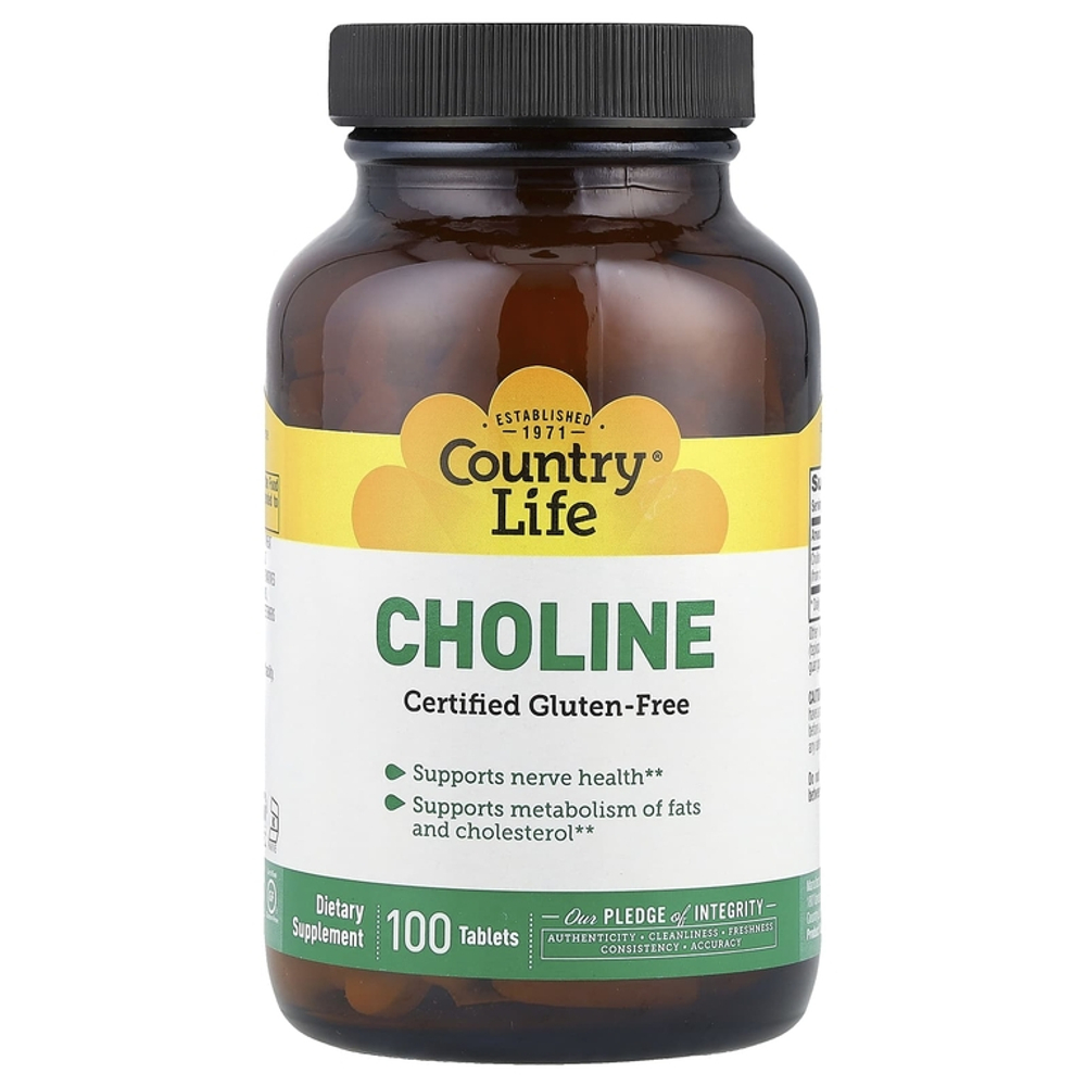 Country Life Choline 100 tab.