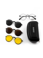 Оправа для очков с магнитными накладками 4в1