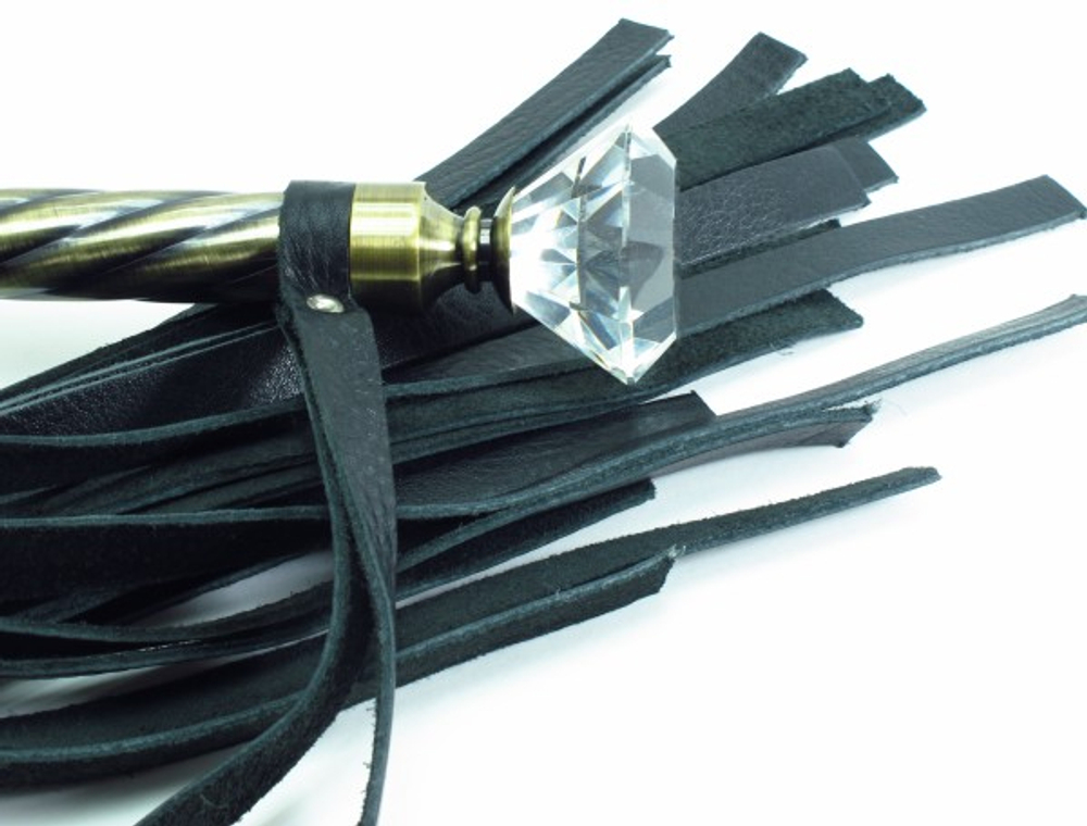 BDSM Арсенал - Плеть эксклюзивная с широкими хвостами