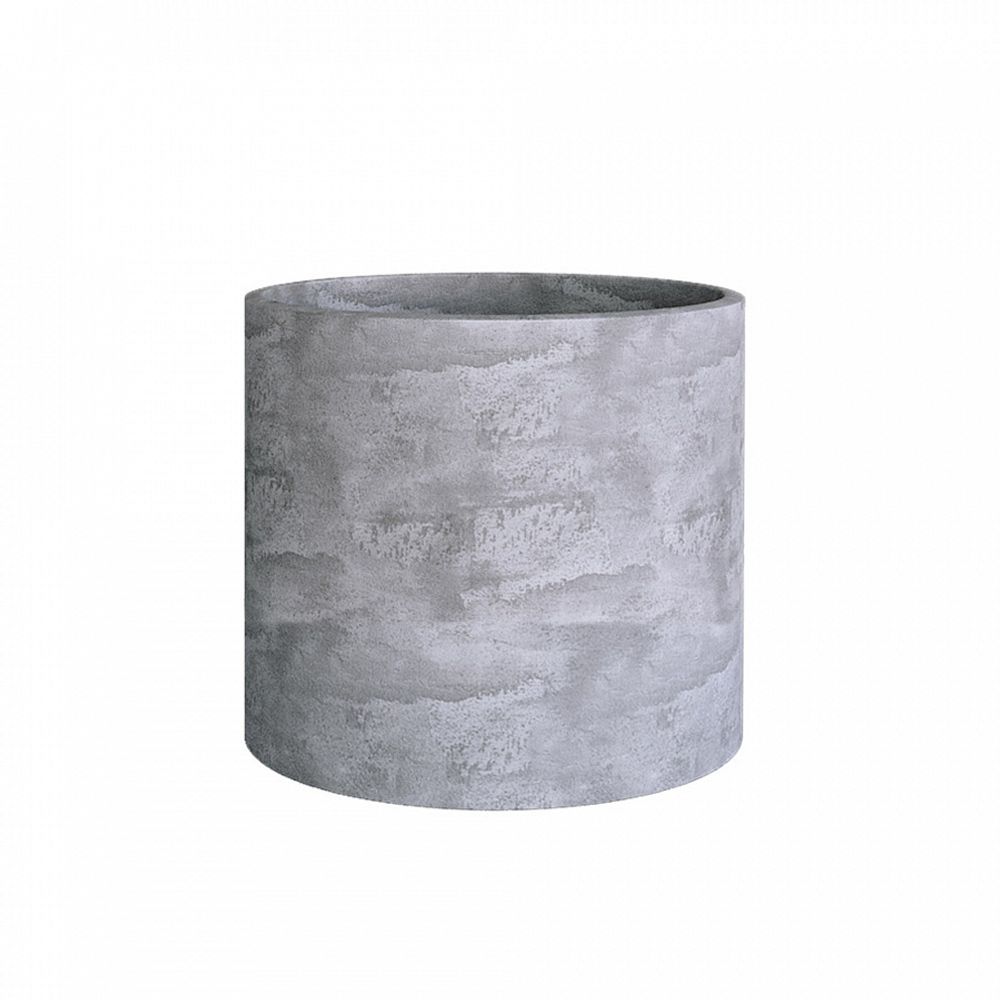 Кашпо CYLINDER CONCRETE GREY LIGHT D15 H15